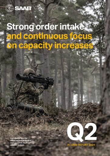 Thumbnail SAAB AB Quarterly Report 2024-q2