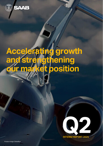 Thumbnail SAAB AB Quarterly Report 2025-q2