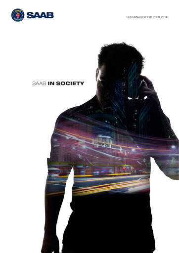 Thumbnail SAAB AB Sustainability Report 2014
