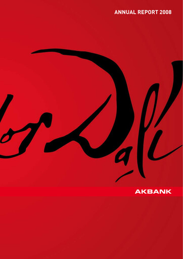 Vorschaubild Akbank Jahresbericht 2008