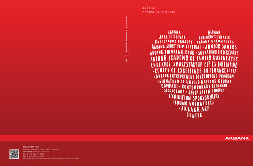 Vorschaubild Akbank Jahresbericht 2016