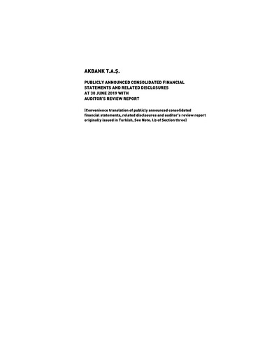 Thumbnail Akbank Half-year Report 2019-h1