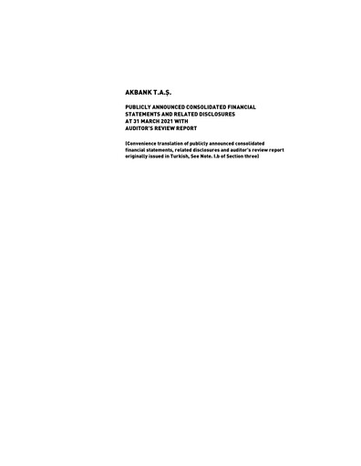 Vorschaubild Akbank Quartalsbericht 2021-q1