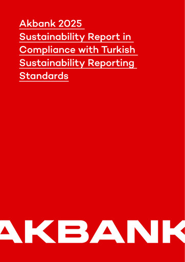 Vorschaubild Akbank Nachhaltigkeitsbericht 2025