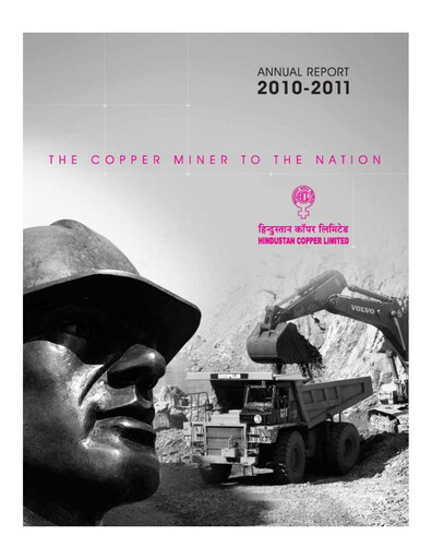 Miniature Hindustan Copper
 Rapport annuel 2010-2011