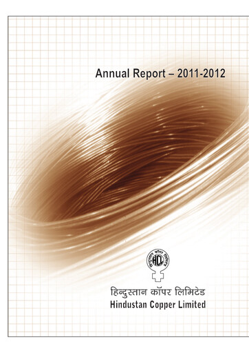 Miniature Hindustan Copper
 Rapport annuel 2011-2012