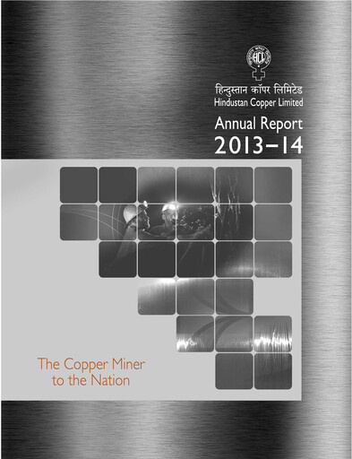 Miniature Hindustan Copper
 Rapport annuel 2013-2014