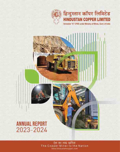Miniature Hindustan Copper
 Rapport annuel 2023-2024