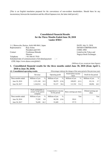 Vorschaubild Denso Finanzmitteilung 2018-q1