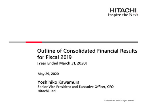Thumbnail Hitachi Annual Report 2019