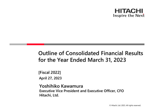 Thumbnail Hitachi Annual Report 2022