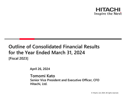 Thumbnail Hitachi Annual Report 2023