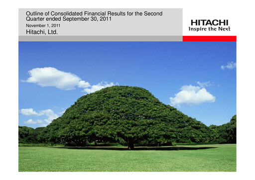 Thumbnail Hitachi Quarterly Report 2011-q2