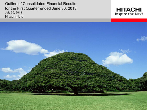 Thumbnail Hitachi Quarterly Report 2013-q1