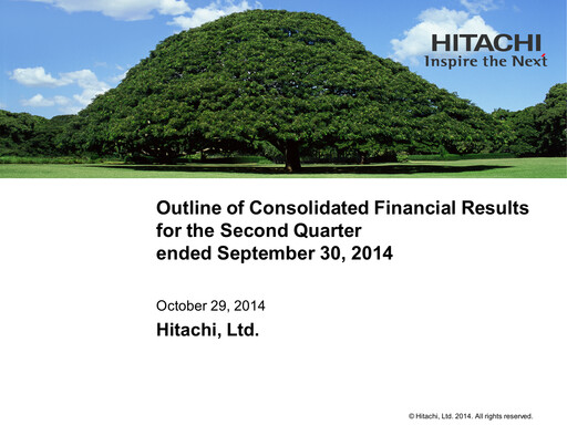 Thumbnail Hitachi Quarterly Report 2014-q2