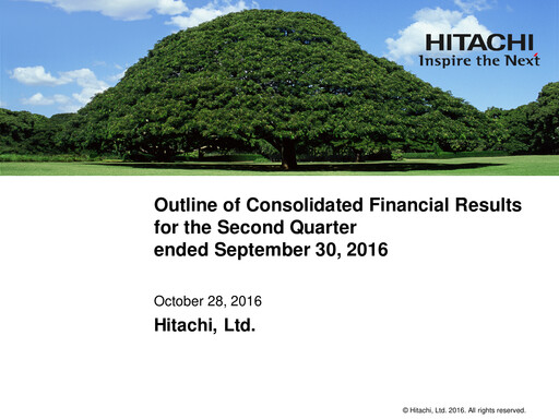 Thumbnail Hitachi Quarterly Report 2016-q2