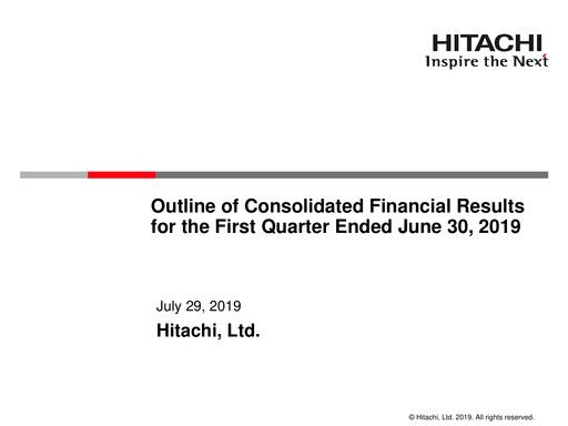 Thumbnail Hitachi Quarterly Report 2019-q1