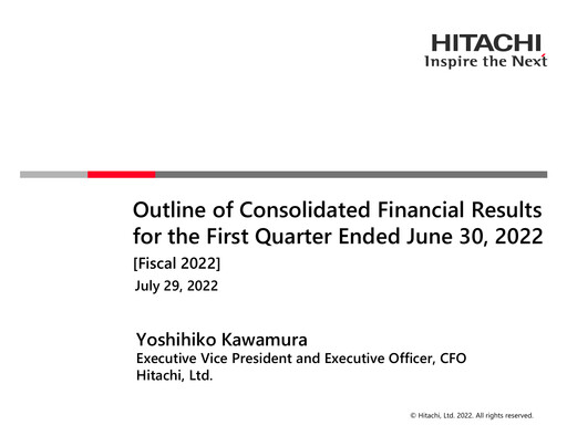 Thumbnail Hitachi Quarterly Report 2022-q1