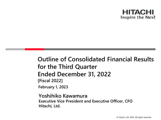 Thumbnail Hitachi Quarterly Report 2022-q3