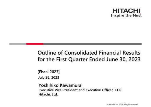 Thumbnail Hitachi Quarterly Report 2023-q1