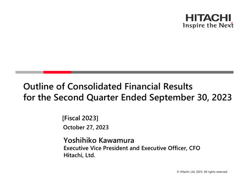 Thumbnail Hitachi Quarterly Report 2023-q2