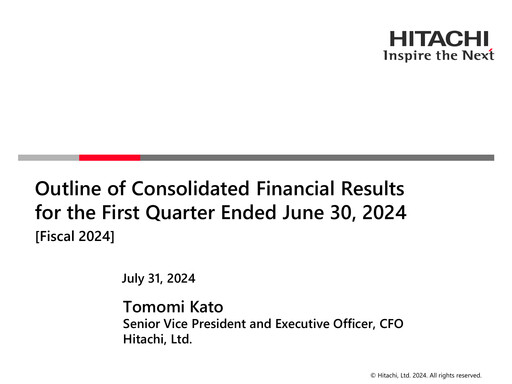 Thumbnail Hitachi Quarterly Report 2024-q1