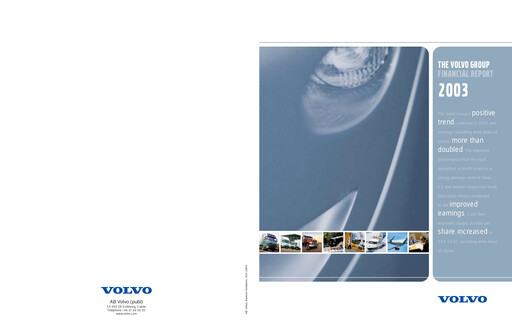 Thumbnail Volvo Group Annual Report 2003