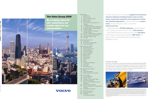 Thumbnail Volvo Group Annual Report 2006