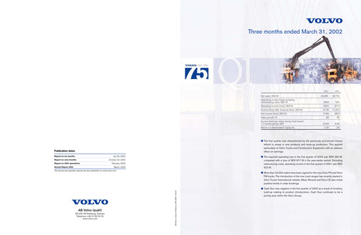 Thumbnail Volvo Group Financial Statement 2002-q1
