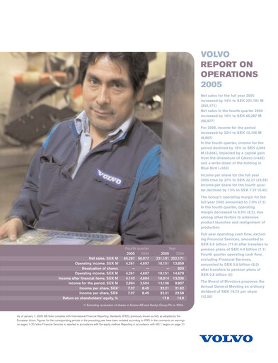 Thumbnail Volvo Group Financial Statement 2005