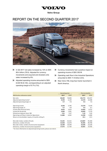 Thumbnail Volvo Group Financial Statement 2017-h1