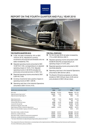 Thumbnail Volvo Group Financial Statement 2018