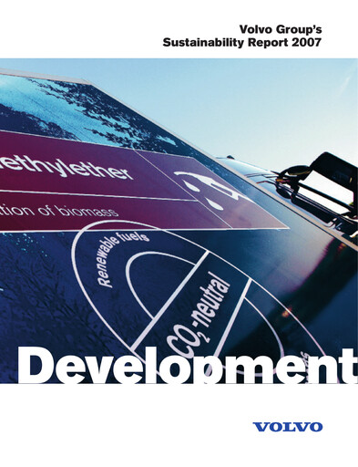 Thumbnail Volvo Group Sustainability Report 2007