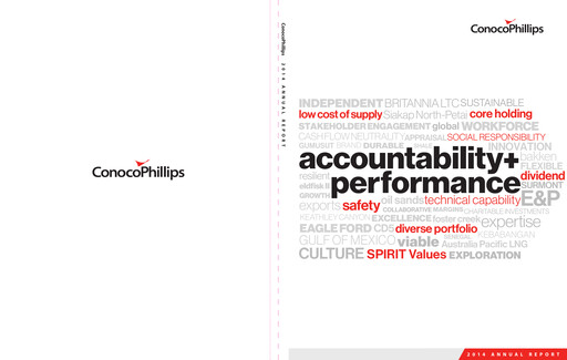 Thumbnail ConocoPhillips Annual Report 2014
