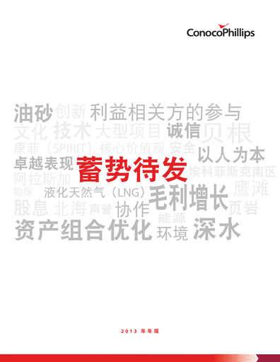 Thumbnail ConocoPhillips Annual Report 2013