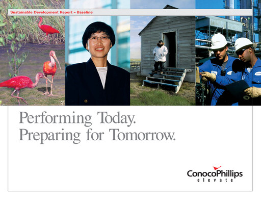 Thumbnail ConocoPhillips Sustainability Report 2005