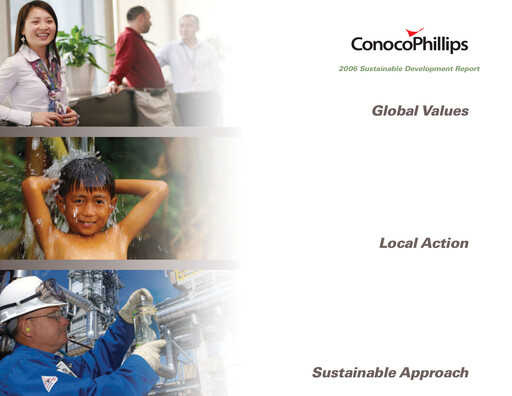 Thumbnail ConocoPhillips Sustainability Report 2006