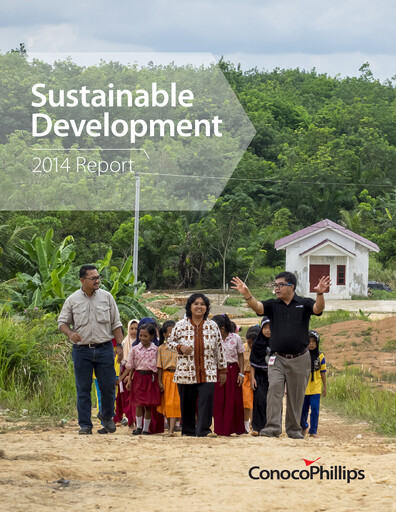 Thumbnail ConocoPhillips Sustainability Report 2014
