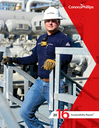 Thumbnail ConocoPhillips Sustainability Report 2016
