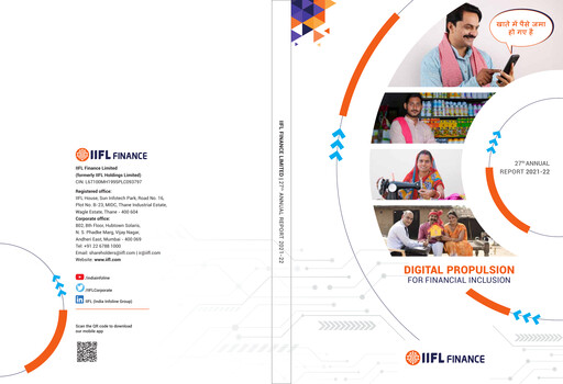 Miniature IIFL Finance Rapport annuel 2021-2022