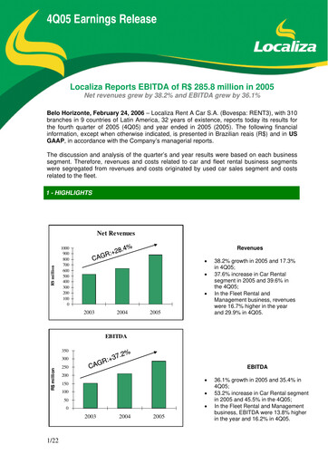 Thumbnail Localiza
 Quarterly Report 2005-q4