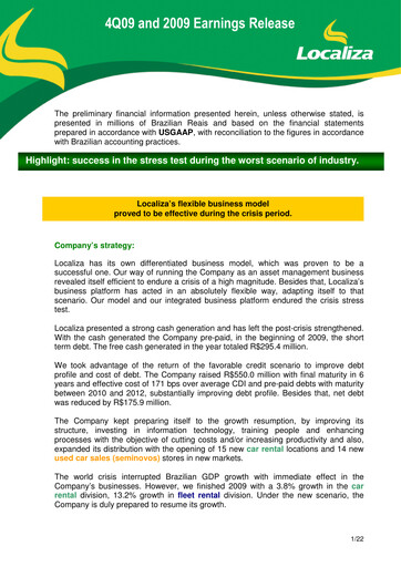 Thumbnail Localiza
 Quarterly Report 2009-q4