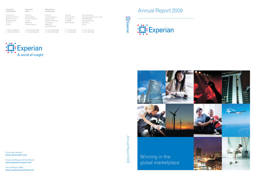 Thumbnail Experian Annual Report 2009