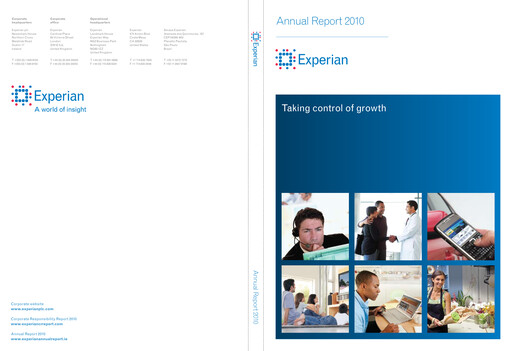 Thumbnail Experian Annual Report 2010