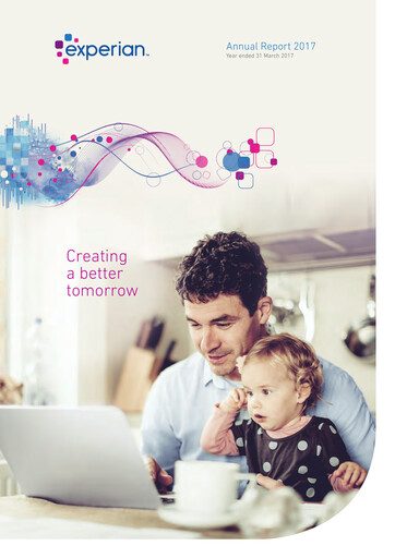 Thumbnail Experian Annual Report fy2017