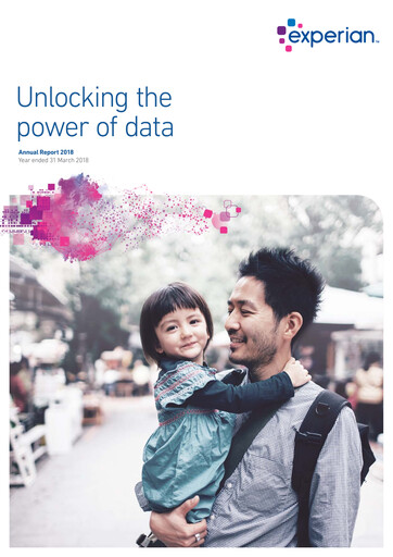 Thumbnail Experian Annual Report fy2018