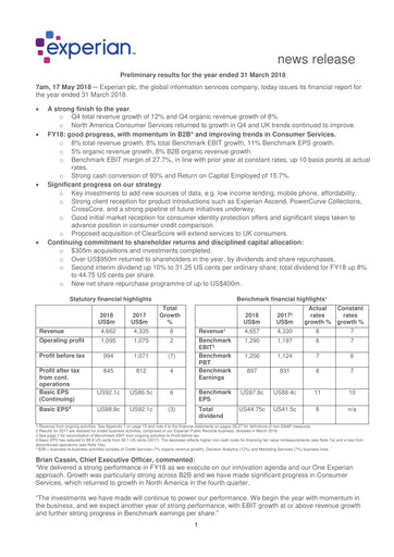 Miniature Experian Rapport financier fy2018