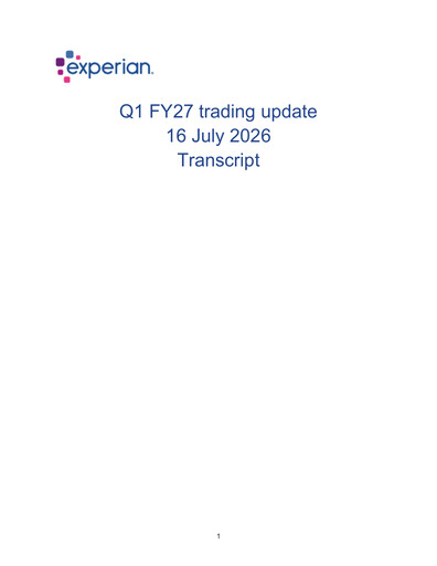 Vorschaubild Experian Quartalsbericht fy2027-q1