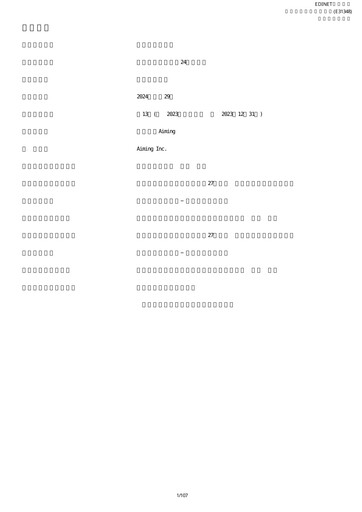 Thumbnail Aiming Inc Annual Report fy2023