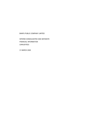Thumbnail Banpu Public Company Quarterly Report 2026-q1